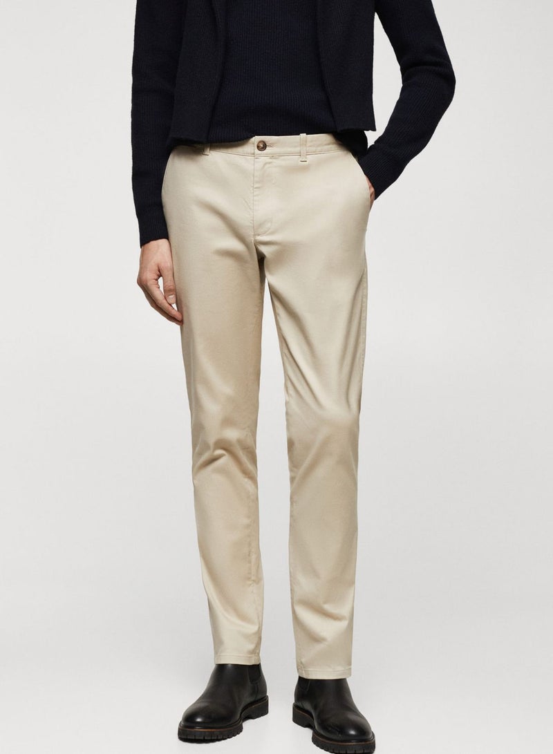 Casual Straight Fit Pants