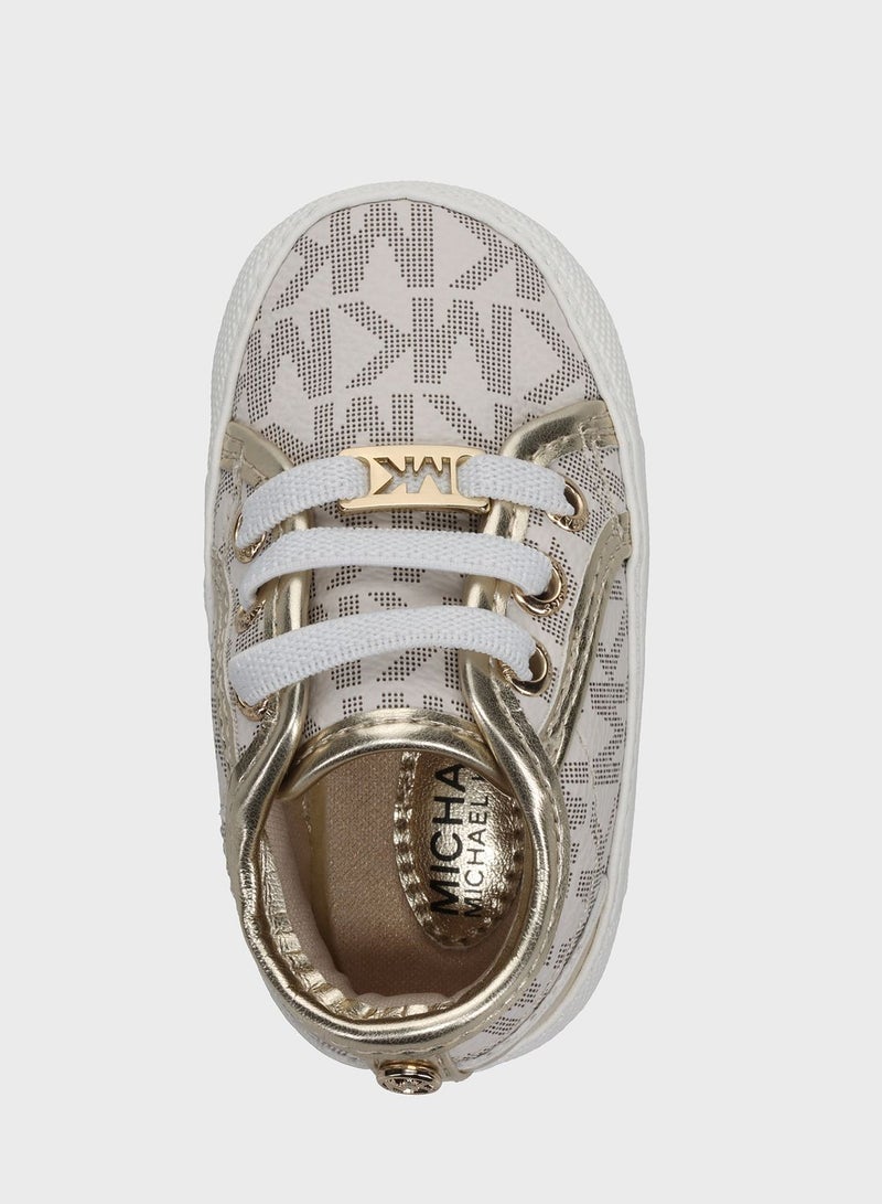 Infant Baby Sneaker Low Top Lace Up Sneakers