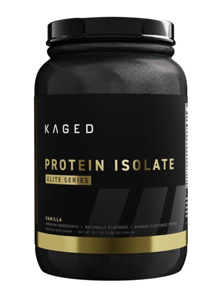 Kaged Protein Powder Elite: 100% Isolate Blend Whey, Casein, and Milk Protein Blend for Recovery and Muscle Building | Vanilla | 2lbs…