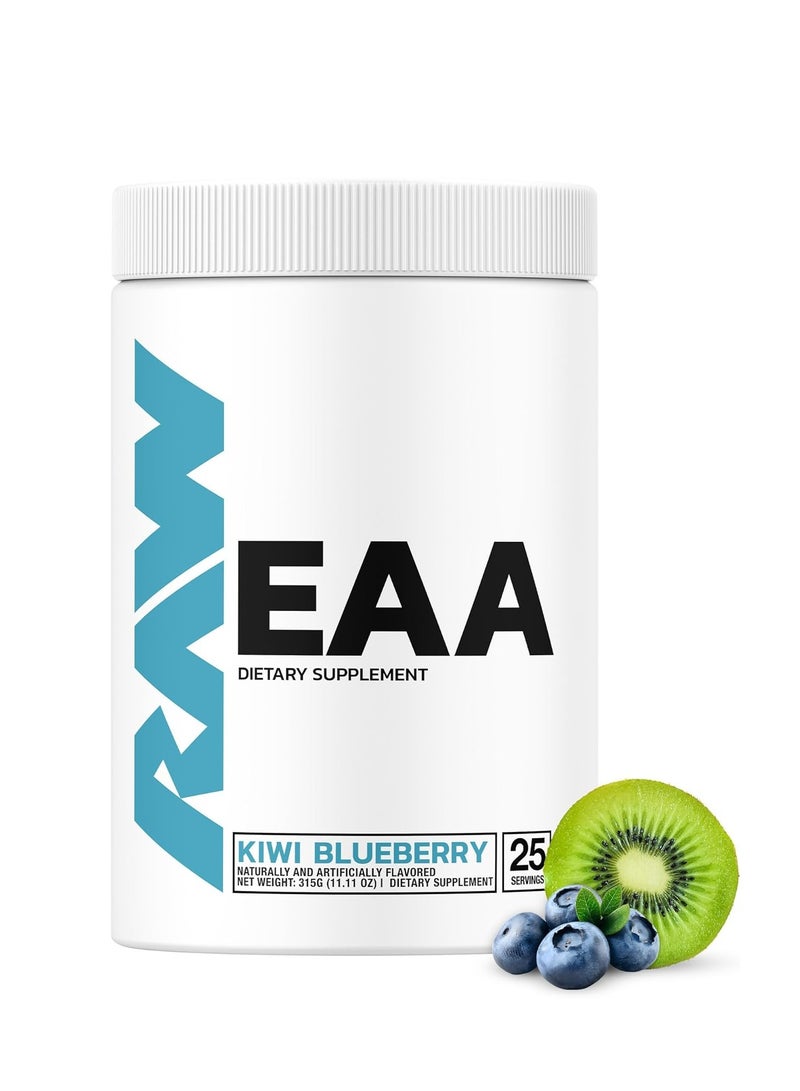 RAW EAA Essential Amino Acid - Kiwi Blueberry,300 Gr, 10.58Oz