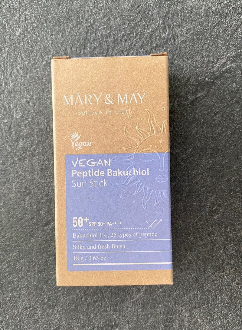 [Mary&May] Vegan Peptide Bakuchiol Sun Stick SPF50+ PA++++