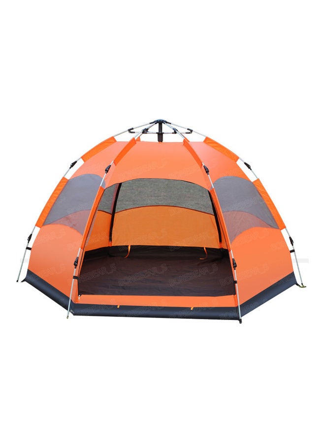 Outdoors Camping Double Layer Hexagonal Tent 240x240x240cm