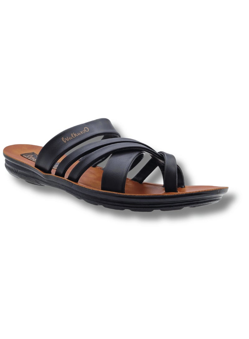 Walkaroo Men's Sandals W5687 Tan