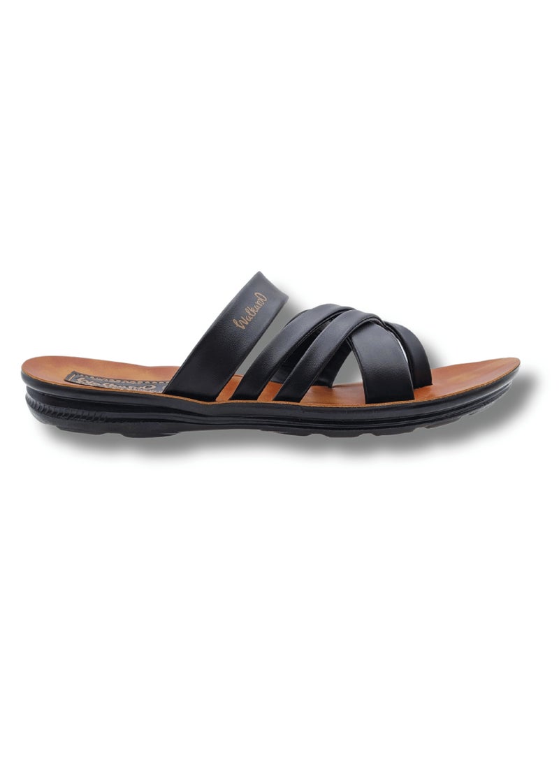 Walkaroo Men's Sandals W5687 Tan