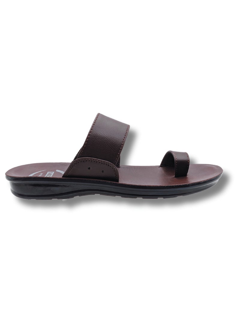 Walkaroo Men's Sandals V3669 Brown