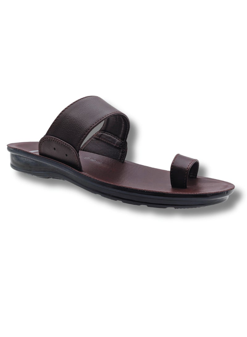 Walkaroo Men's Sandals V3669 Brown