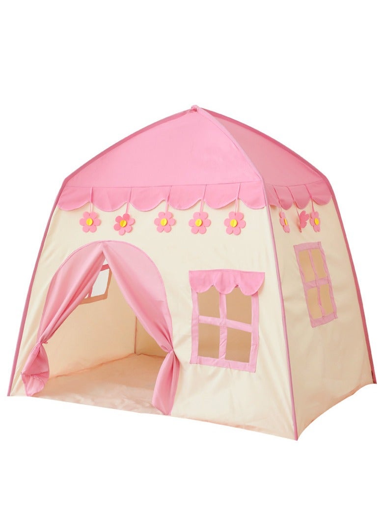 Princess Tent Girls Playhouse Kids Castle Play Tent for Children Indoor and Outdoor Play, 51’’ x 40’’ x 51’’ (LxWxH)