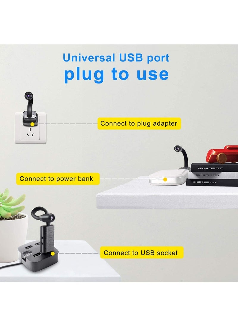 HD Smart Mini Wi-Fi USB Real-time Surveillance IP Camera Support 128G