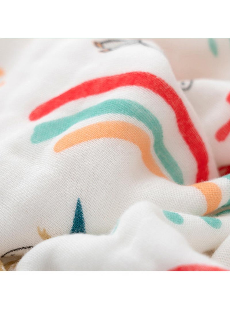 110*110cm Baby Absorbent Soft Printed Bath Towel
