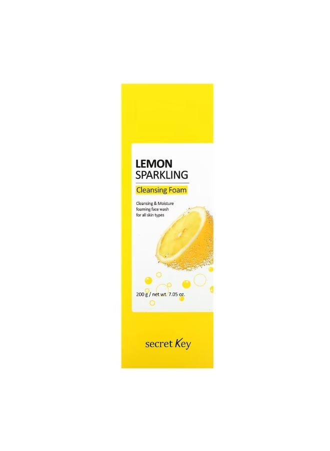 Lemon Sparkling Cleansing Foam 7.05 oz 200 g