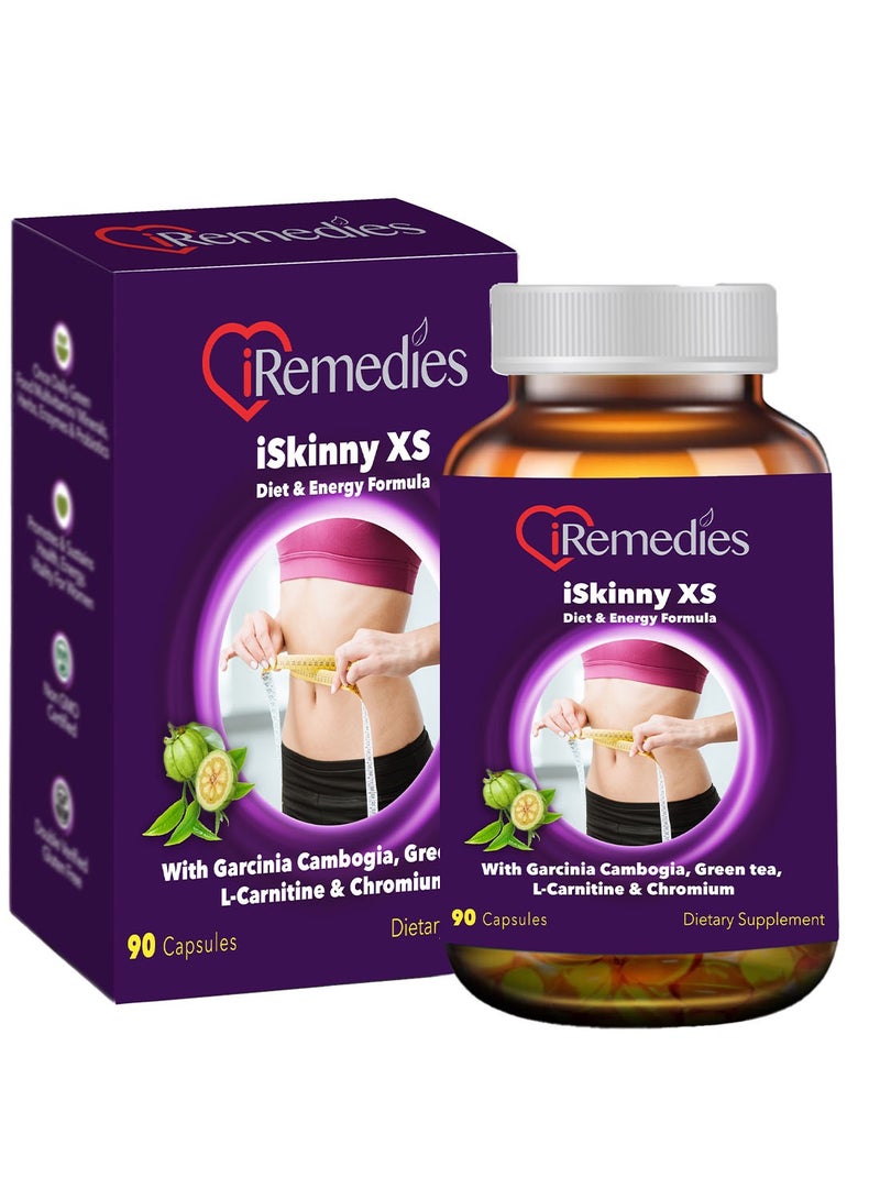 iSkinny XXS 90 vegan capsules - Gluten free