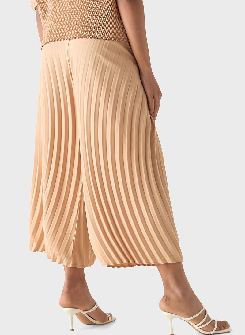 Flared High Waist Pants