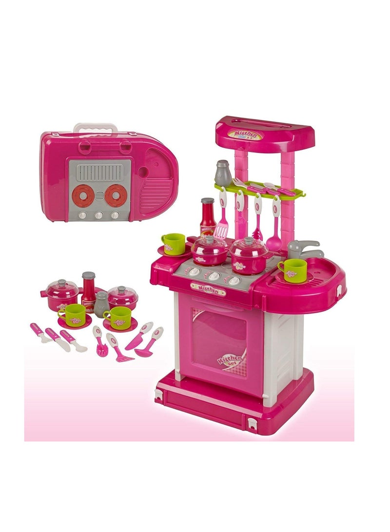 Luxury Battery Operated Kitchen Play Set Super Toy For Kids