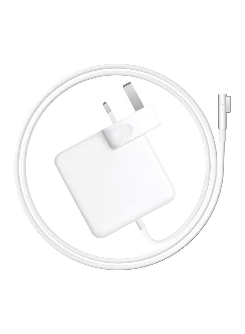 45W MacBook Pro Charger, Replacement L-Tip Power Adapter Laptop Charger Compatible With MacBook Air/Pro 13” & 2009/2010/2011-Mid/2012 Models A1244/A1269/A1270/1466 - White (45W ~ L)