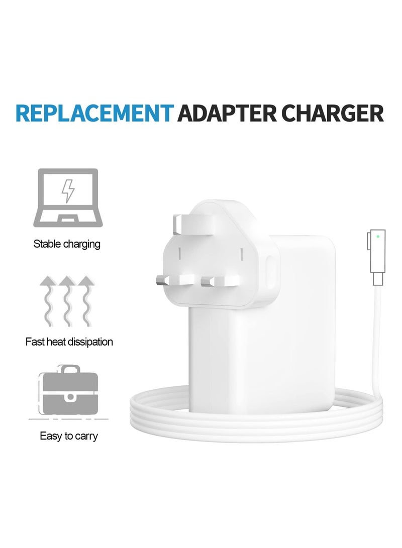 85W MacBook Pro Charger, Replacement L-Tip Power Adapter Laptop Charger Compatible With MacBook Air/Pro 13”/15”/17