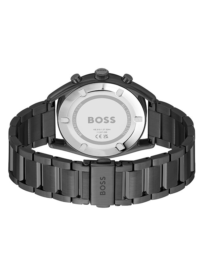 Men's Chronograph Round Shape Stainless Steel Wrist Watch 1514095 - 44 Mm