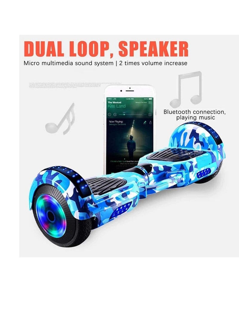 Coolbaby 6.5 Inch Self Balancing Hoverboard Two Wheel Self Balancing Scooter with LED Light Hoverboard for Kids and Adults