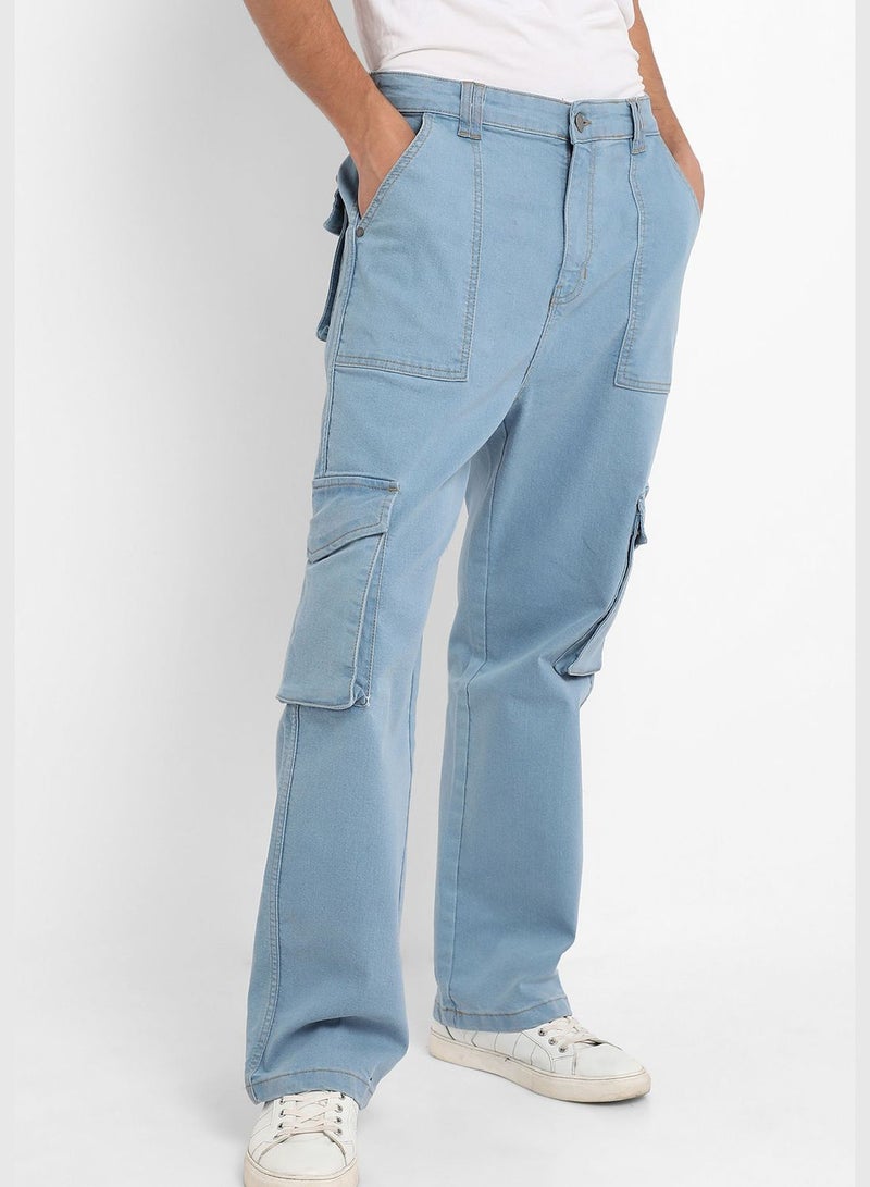 Solid Jeans