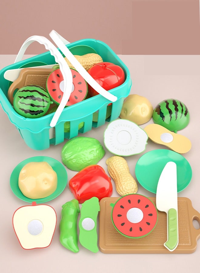 Children Kitchen Toys Set Cookware Kitchen Toys Simulated Fruits Cutting Toys Cooking Accessories for Kids Girls boys Gift