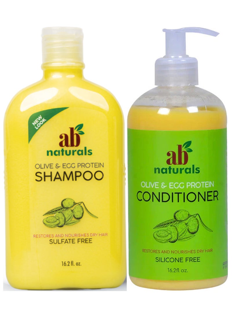 Olive And Egg Protein Shampoo And Conditioner Set