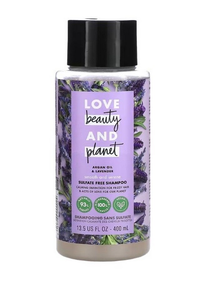 Smooth and Serene Shampoo Argan Oil and Lavender 13.5 fl oz 400 ml