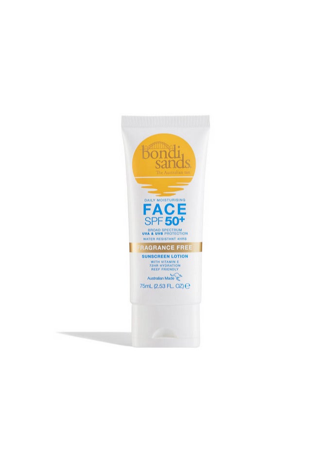 Bondi Sands Sunscreen Lotion SPF50+ - Face 75ml