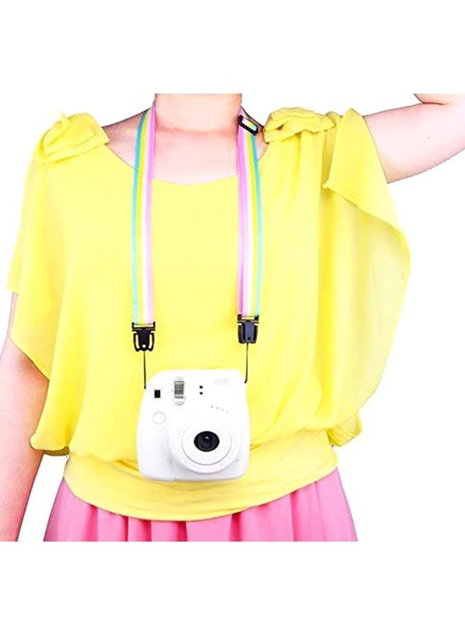 Adjustable Camera Neck Strap For Fujifilm Instax Mini 8/70 Blue/Pink/White