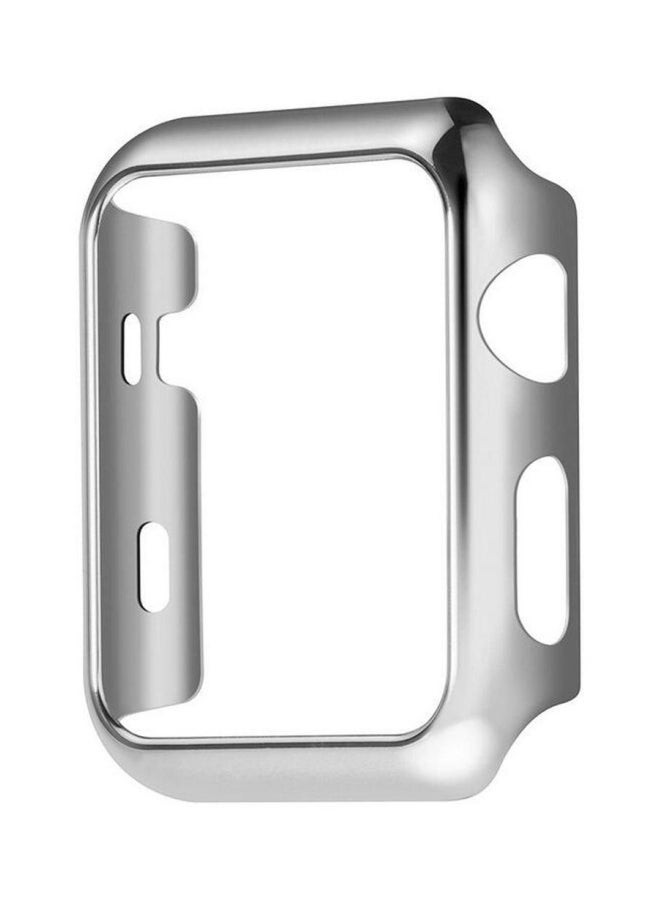 Protective Case Cover For Apple Watch Series 3 42mm Silver