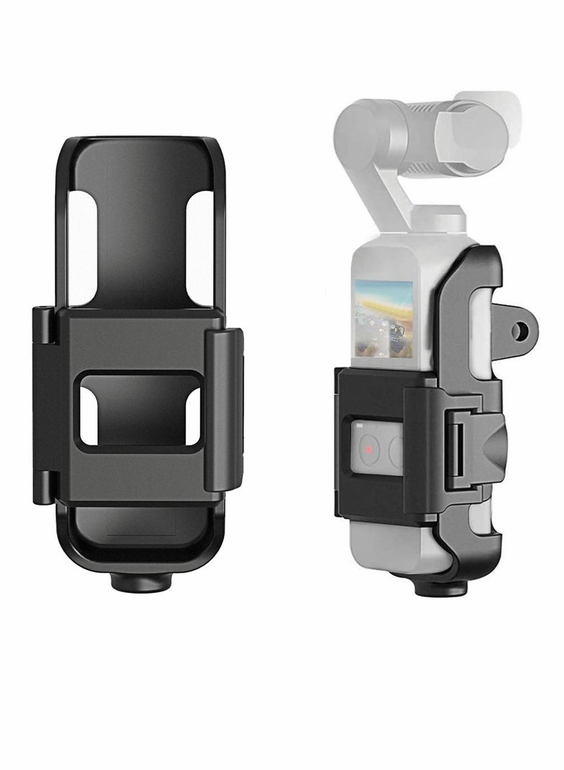 Action Mount for Dji Osmo Pocket Tripod and Gopro Stand Bracket Accessories Expansion Protective Frame with Quick-Release Design