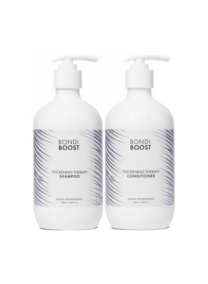 BondiBoost Thickening Therapy Shampoo and Conditioner 500ml Bundle