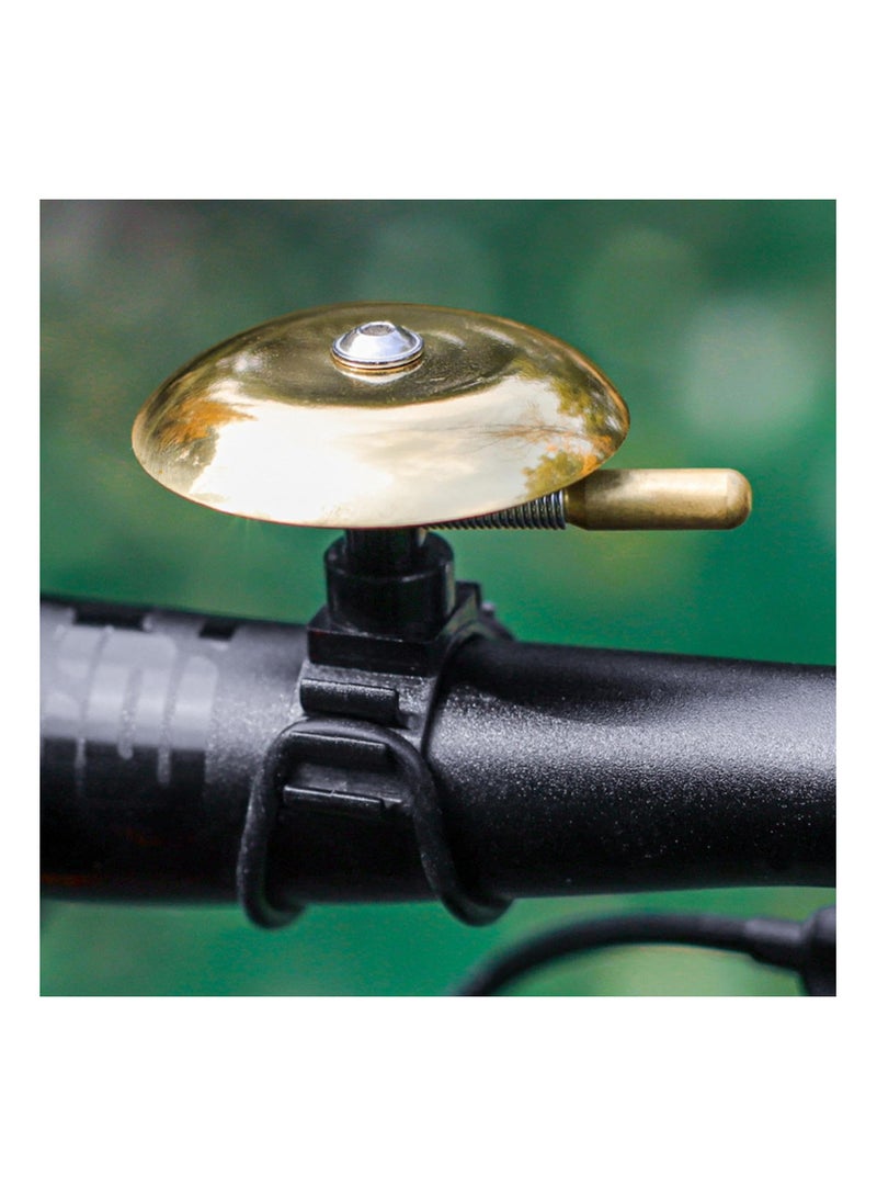 Bicycle Bell Copper, Classic Bicycle Bell for with Loud Sound Bells, Classic Brass Bell Bicycle Bell for Ring Bell for Road Mountain Handlebars