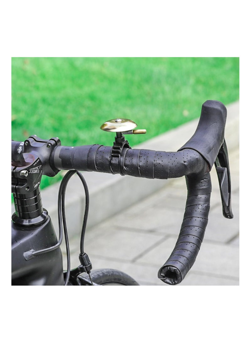 Bicycle Bell Copper, Classic Bicycle Bell for with Loud Sound Bells, Classic Brass Bell Bicycle Bell for Ring Bell for Road Mountain Handlebars