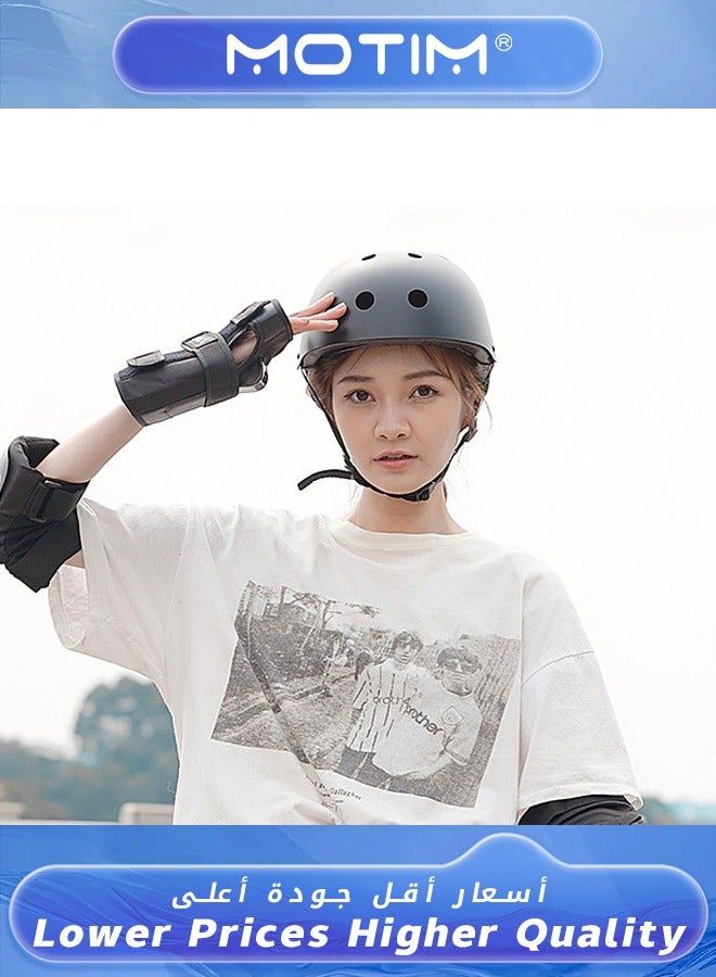 Kids Aldult Outdoor Sports Protective Helmet for 40-60KG Boys Girls Adjustable Helmetfor Roller Scooter Skateboard Bicycle