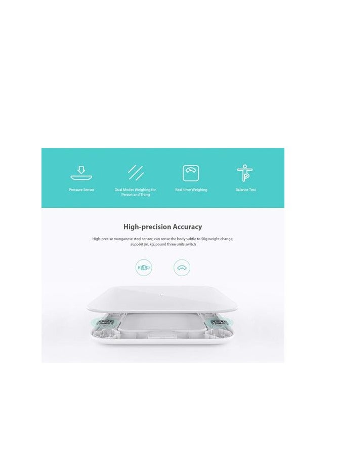 Xiaomi - Mi Smart Body Weighing Scale,White