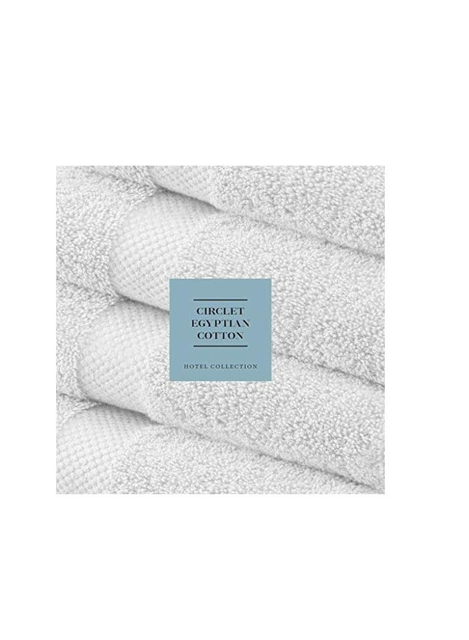 White Classic WhiteClassic Luxury Cotton Washcloths - Large Hotel Spa Bathroom Face Towel | 12 Pack