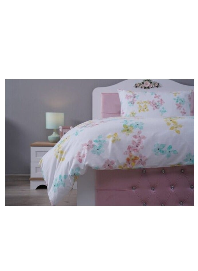 PAN Home Home Furnishings Florabella-Flowers S/2 Duvet Cover 135X200 cm Pink
