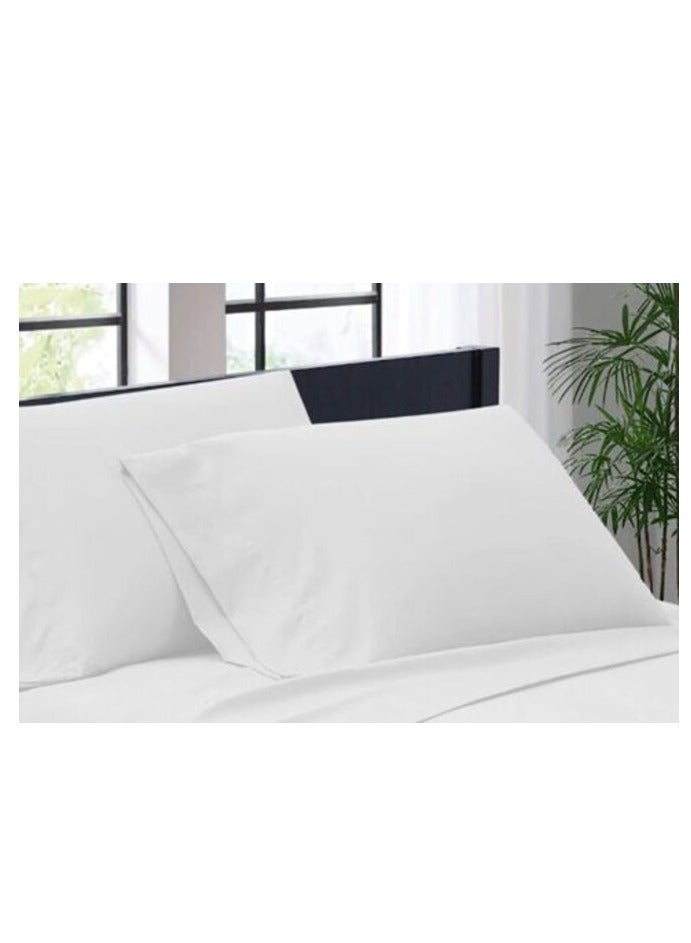 PAN Home Home Furnishings Retreat 2-Piece Pillow Case Set 50X90 cm- White