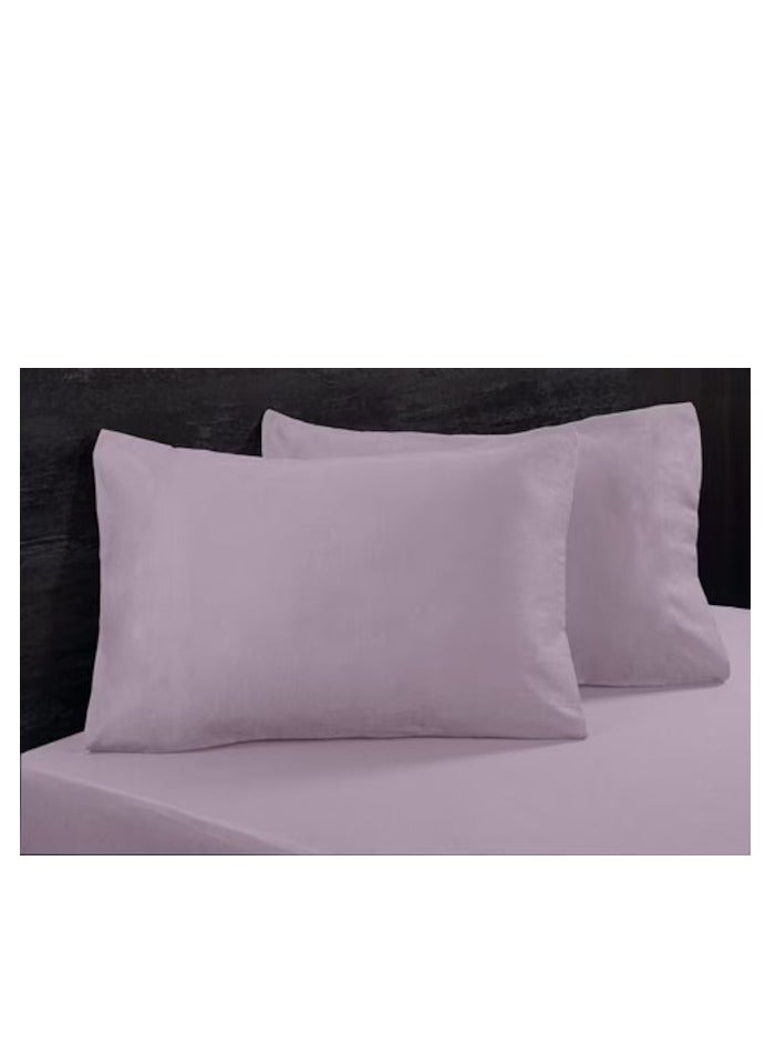 PAN Home Home Furnishings Indulgence 2-Piece Pillow Case Set 50X75 cm-Lilac Purple