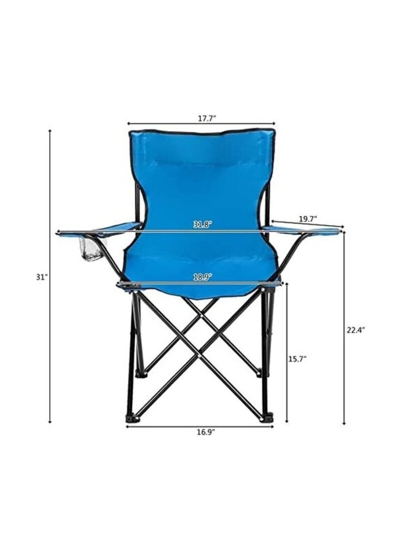 GO2CAMPS Camping Chair-Foldable Beach Chair-Picnic Chair with Carry Bag for Travel Chair Picnic,Hiking (Multicolours)