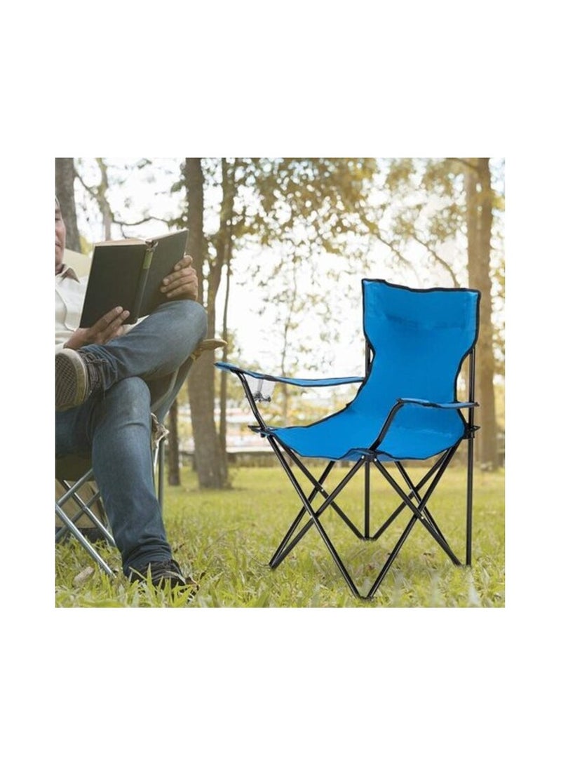 GO2CAMPS Camping Chair-Foldable Beach Chair-Picnic Chair with Carry Bag for Travel Chair Picnic,Hiking (Multicolours)