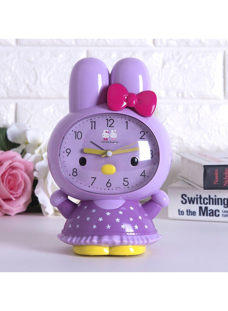 Students Use Bedside Mute Multifunctional Cute Cartoon Talkative Music Creative Children Alarm Clock