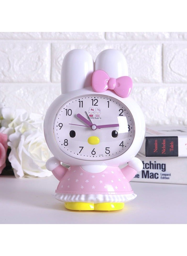 Students Use Bedside Mute Multifunctional Cute Cartoon Talkative Music Creative Children Alarm Clock