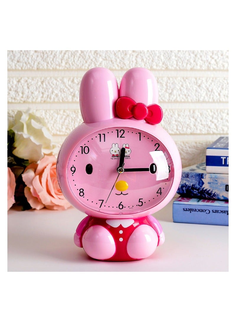 Students Use Bedside Mute Multifunctional Cute Cartoon Talkative Music Creative Children Alarm Clock