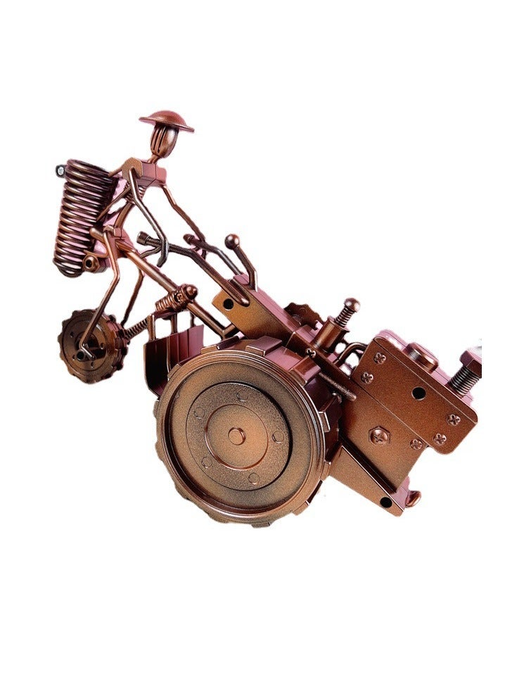 Creative Retro Home Decor Motorcycle Appearance Alarm Clock