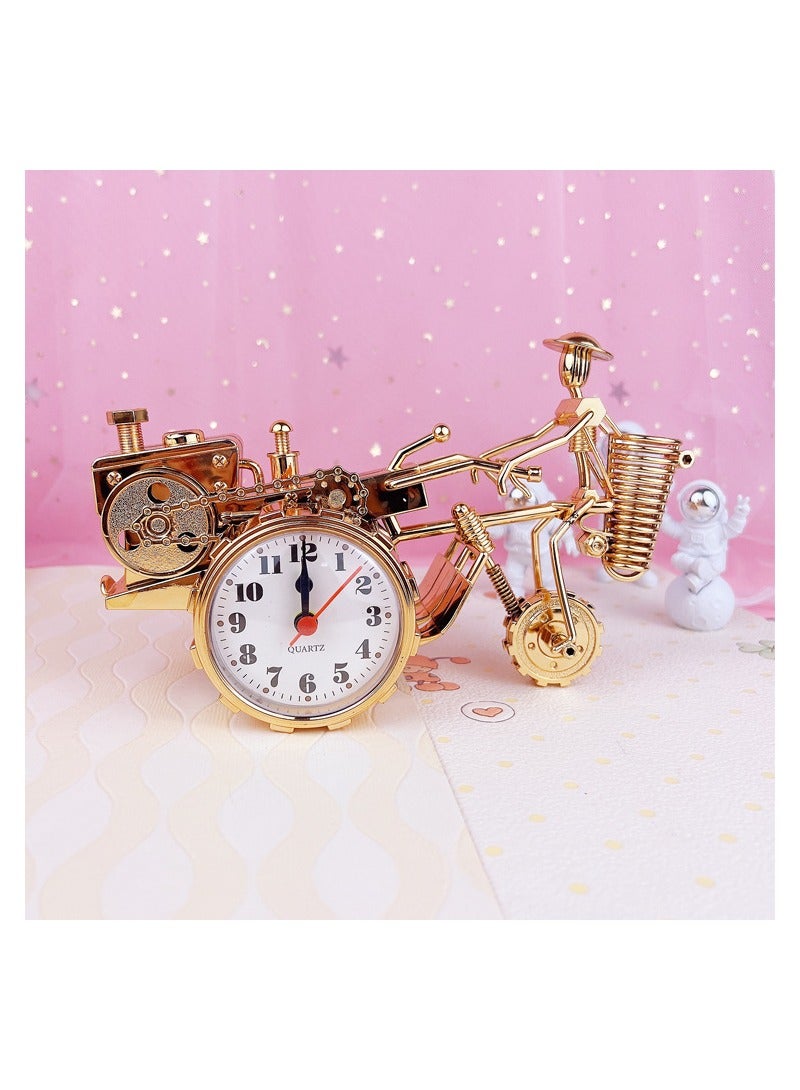 Creative Retro Home Decor Motorcycle Appearance Alarm Clock