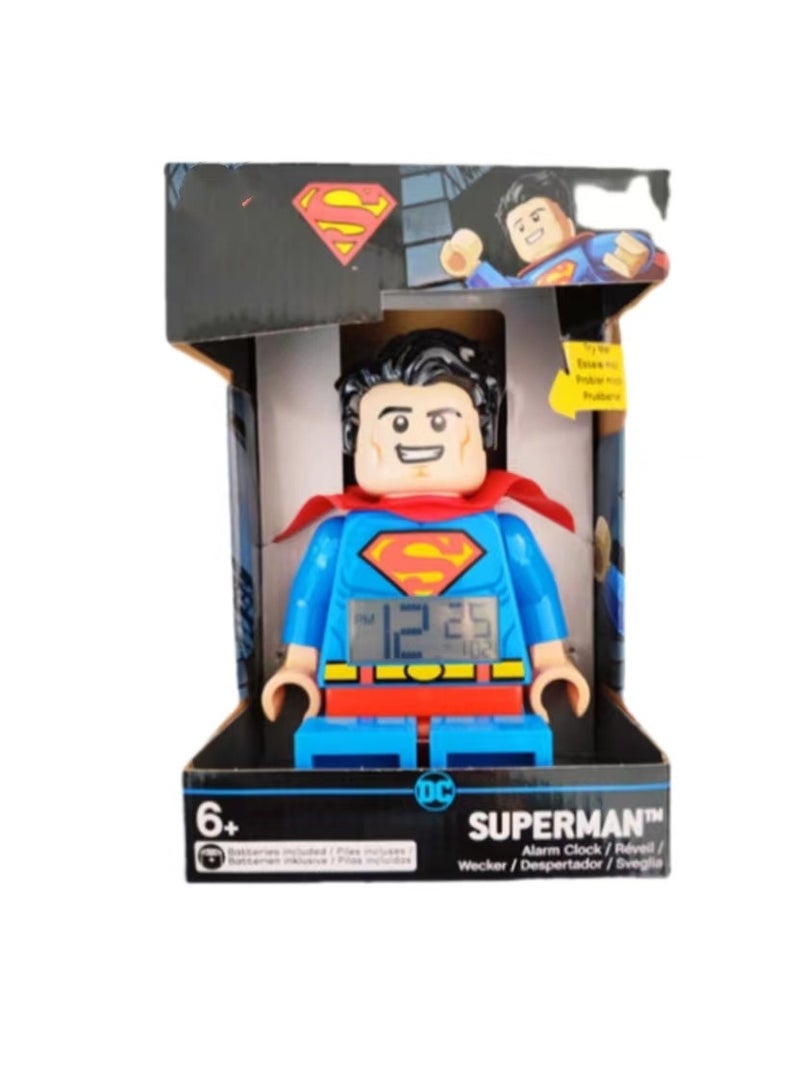 Le Gao  Children Room Clock Will Glow Sound Effect Batman Superman Black Knight Storm Cavalry Ring Alarm Clock