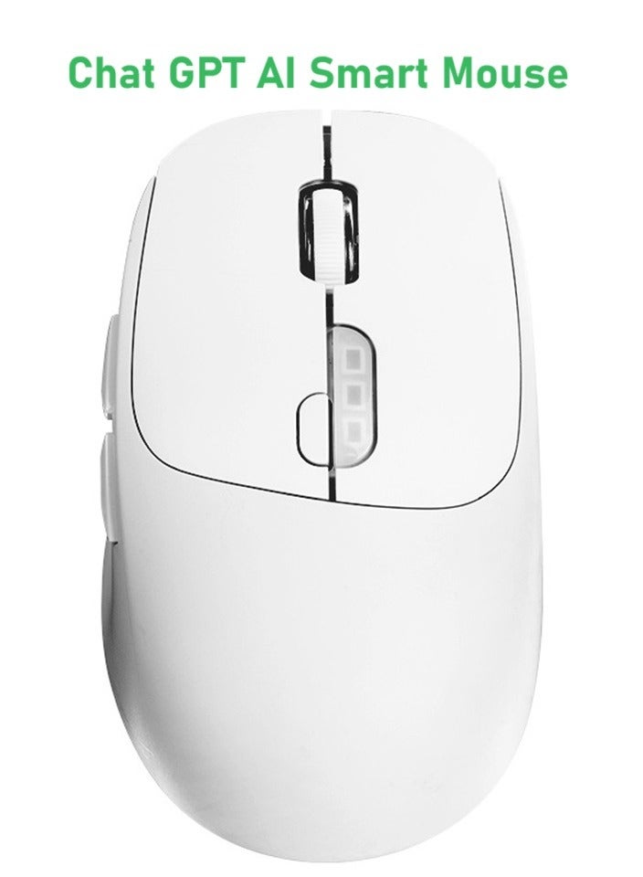 Chat GPT Mouse AI Smart Mouse Wireless Writing Mouse Intelligent Voice Mouse Voice Typing and Real-Time Translation White