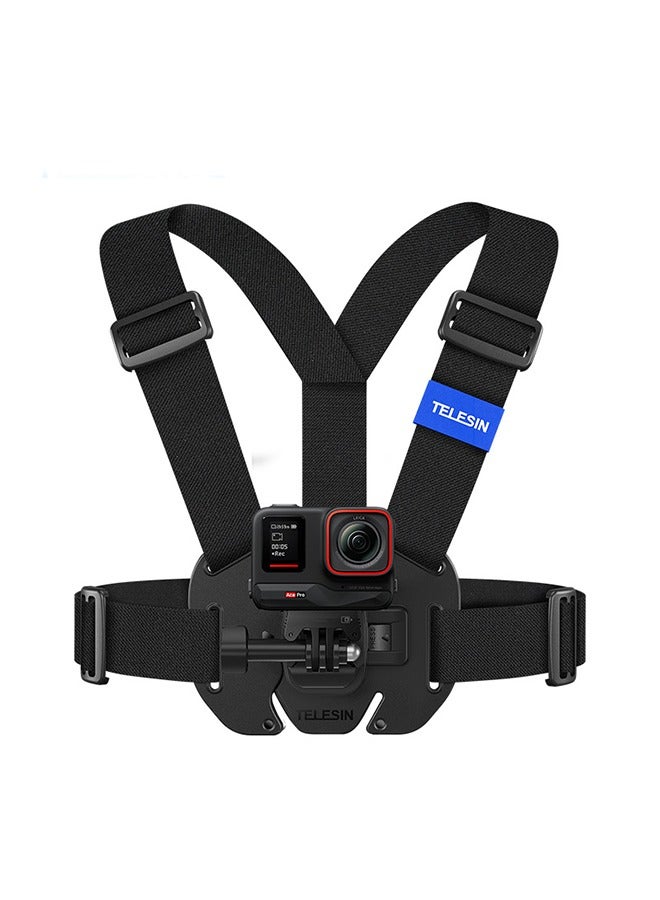 TELESIN ADAPTS GoPro waistcoat camera strap Quick Remove Ace Pro phone First person view strap