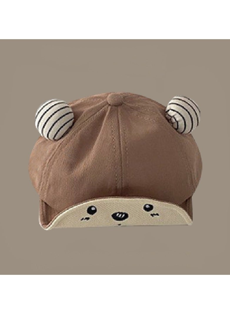 Beige Series Duckbill Cap Children's Cute Hat