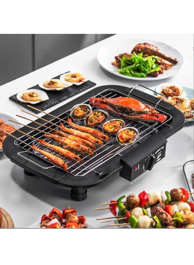 Household oven barbecue BBQ electric grill grill (black)